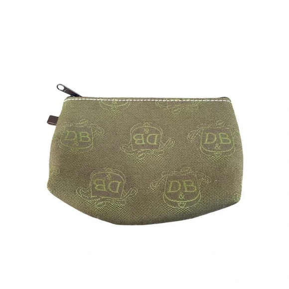 Dooney & Bourke canvas green pouch small - Picture 1 of 8